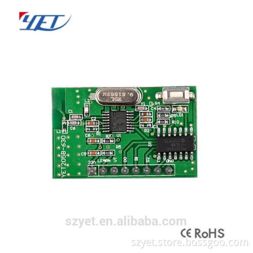 315MHZ 5v decode receiver module YET205B-630 for gate/shutter/door open etc